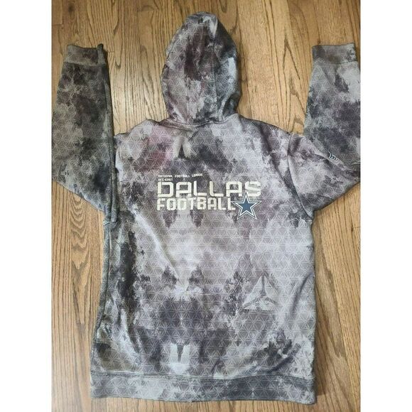 RARE REEBOK NFL Dallas Cowboys On Field Zip-up Lightweight Jacket Mens Medium - Picture 3 of 4